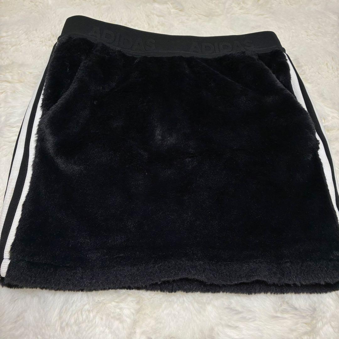 美品✨アディダス　ゴルフウェア　スリーストライプス　ボアフリース　セットアップ