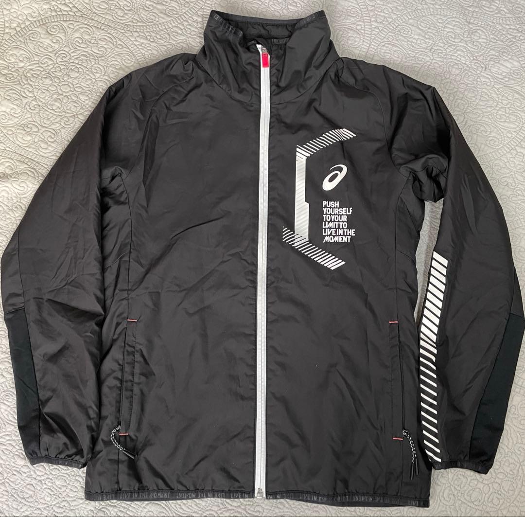 asics LIMO裏トリコット　ウォーマー ウィンドブレーカー 上下　美品　M