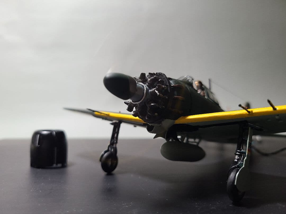 零式艦上戦闘機五二型 タミヤ1/48 LEDモデル完成品