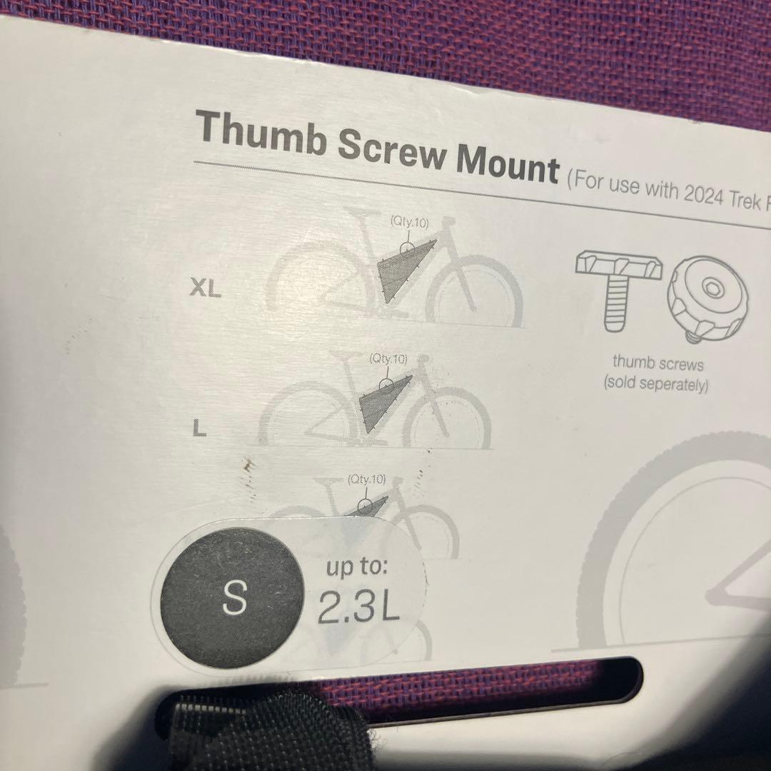 【新品未使用】Sサイズ Trek トレック フルフレームバッグ