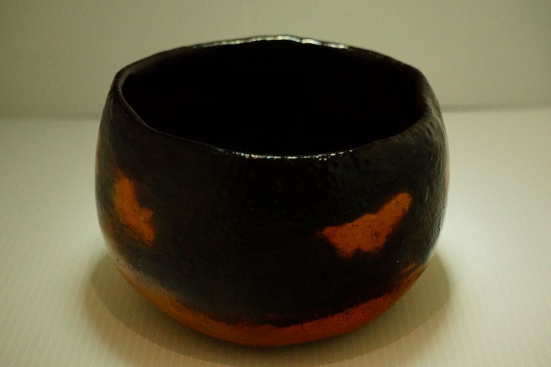 九代　大樋長左衛門　光悦紙屋写　茶碗　共箱あり