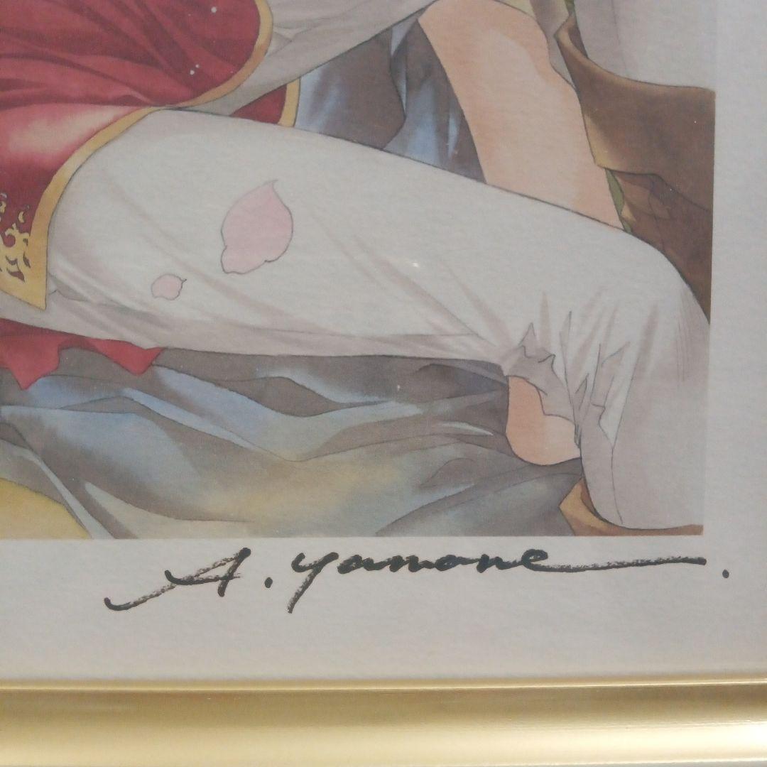 やまねあやの　クリムゾン・スペル　複製原画　直筆サイン入り