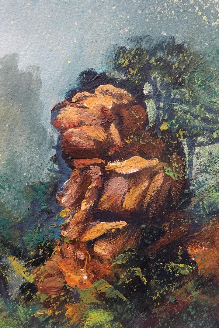 絵画・「世界遺産・武陵源」真作