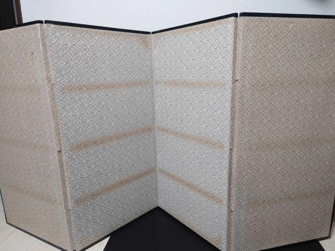 金屏風 雛道具 飾 屏風 中古