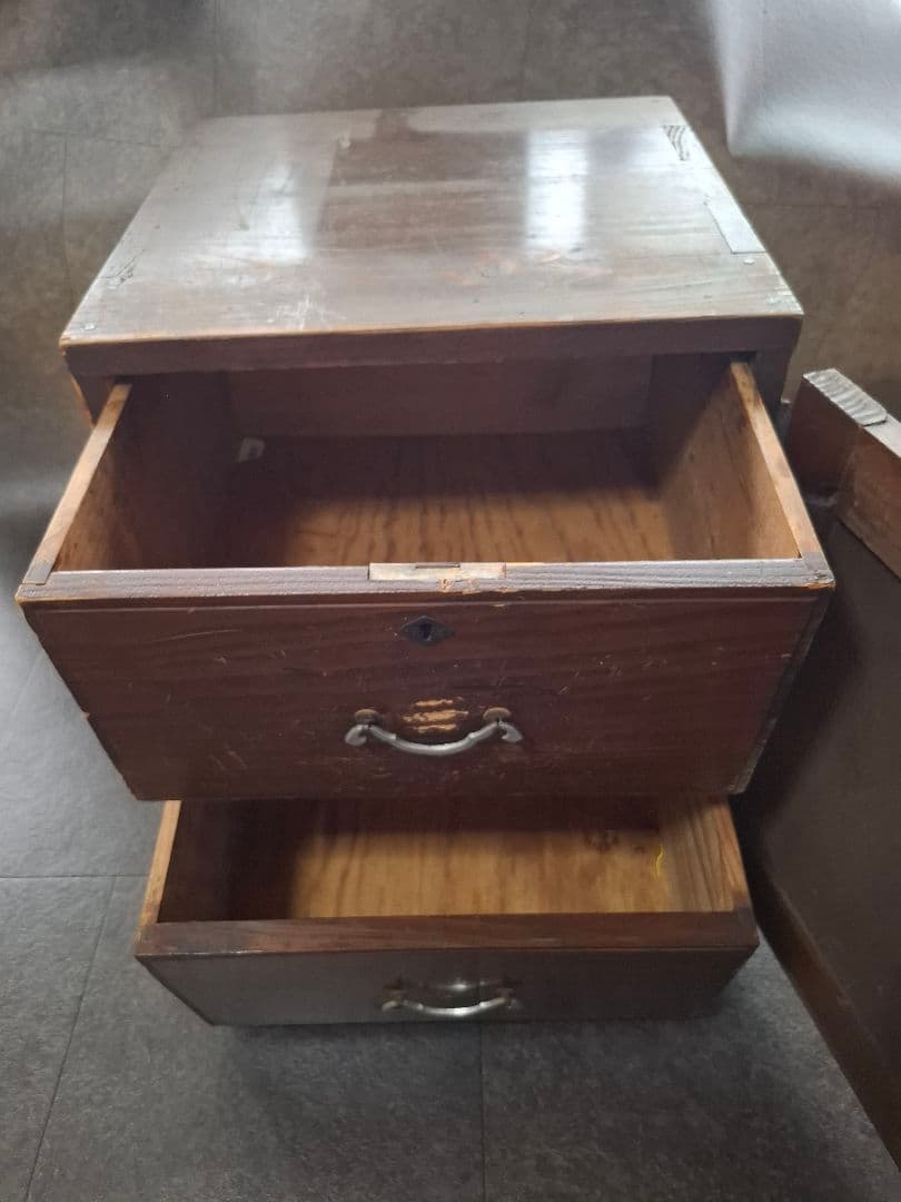 古民具　木製家具　小物入れ　箪笥　タンス　レトロ家具