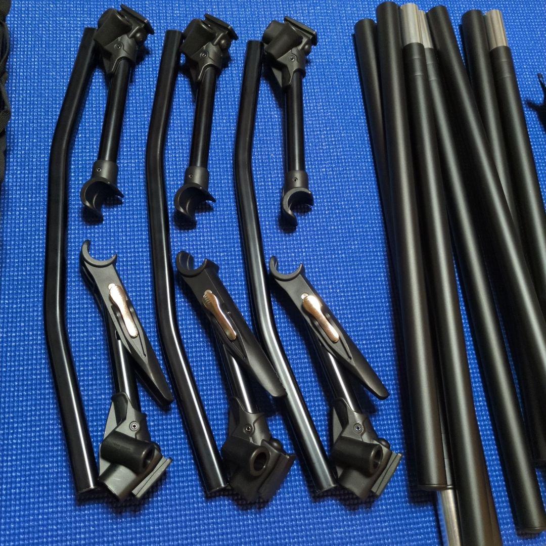 Helinoxタクティカルコットコンバーチブル黒　別売りコットレッグ付