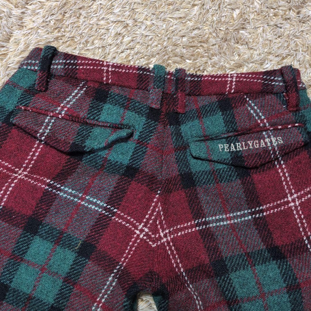 PEARLY GATES Harris Tweed ワイドパンツ ゴルフパンツ