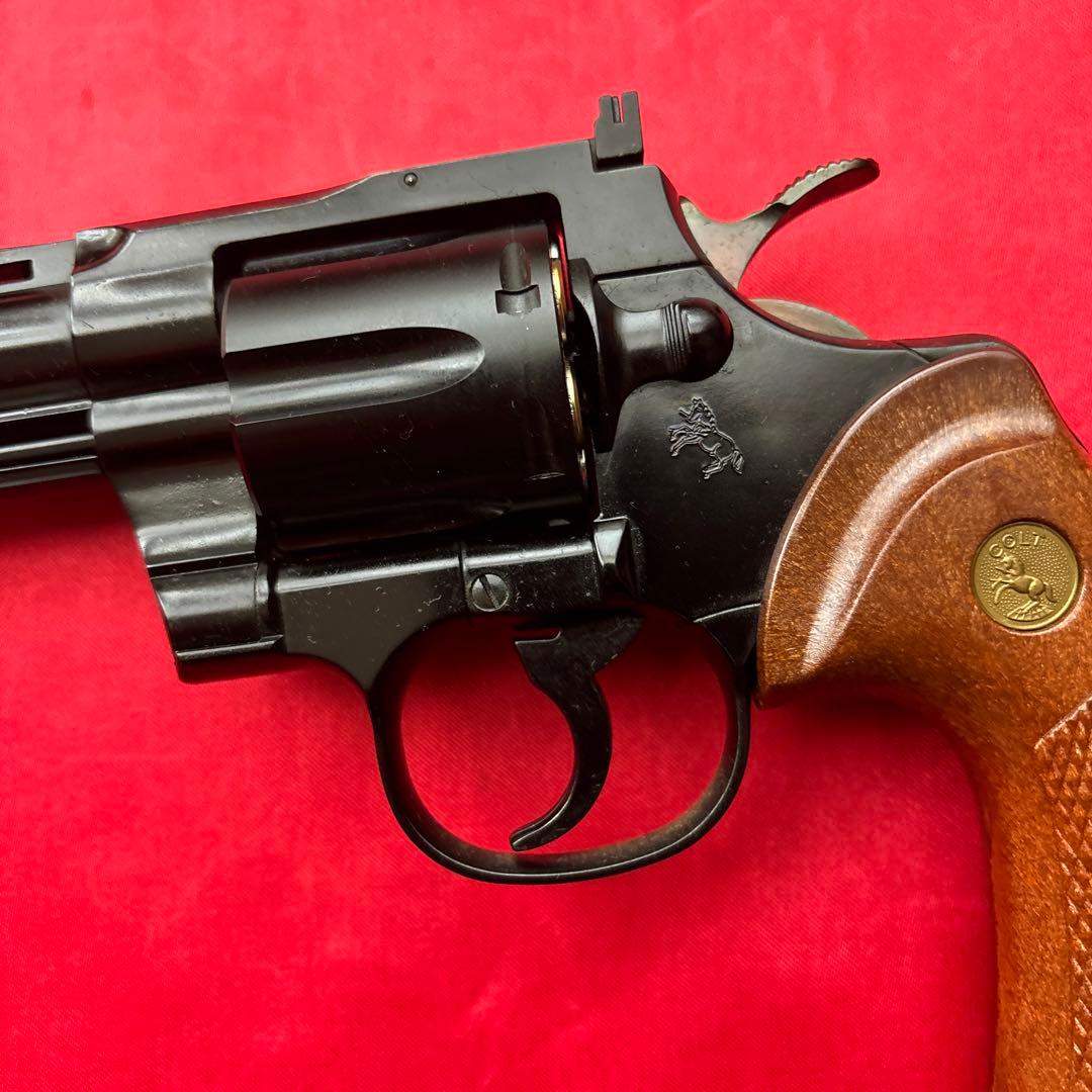 タナカ　コルトパイソン4インチ　ジュピターフィニッシュ　ガスリボルバー