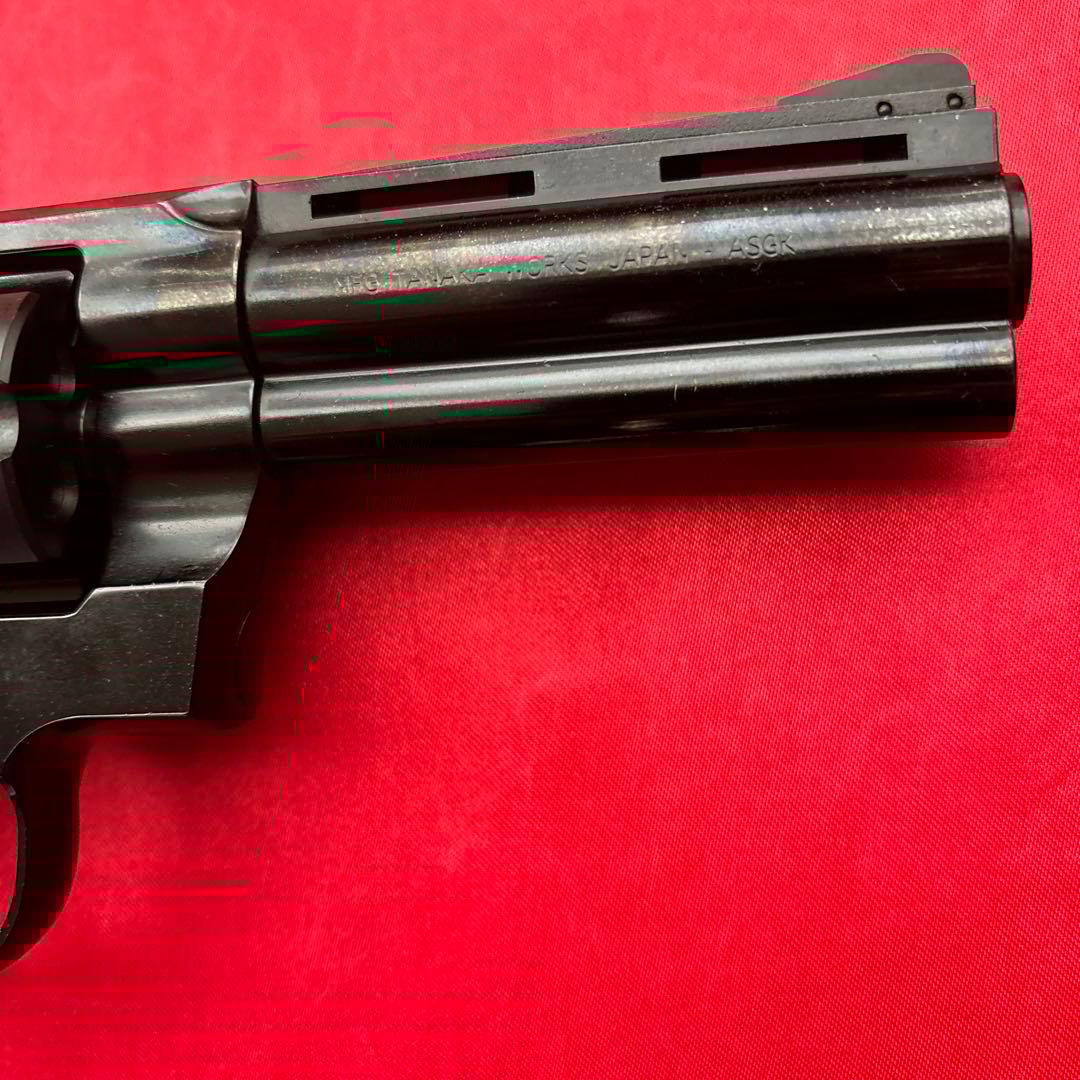 タナカ　コルトパイソン4インチ　ジュピターフィニッシュ　ガスリボルバー