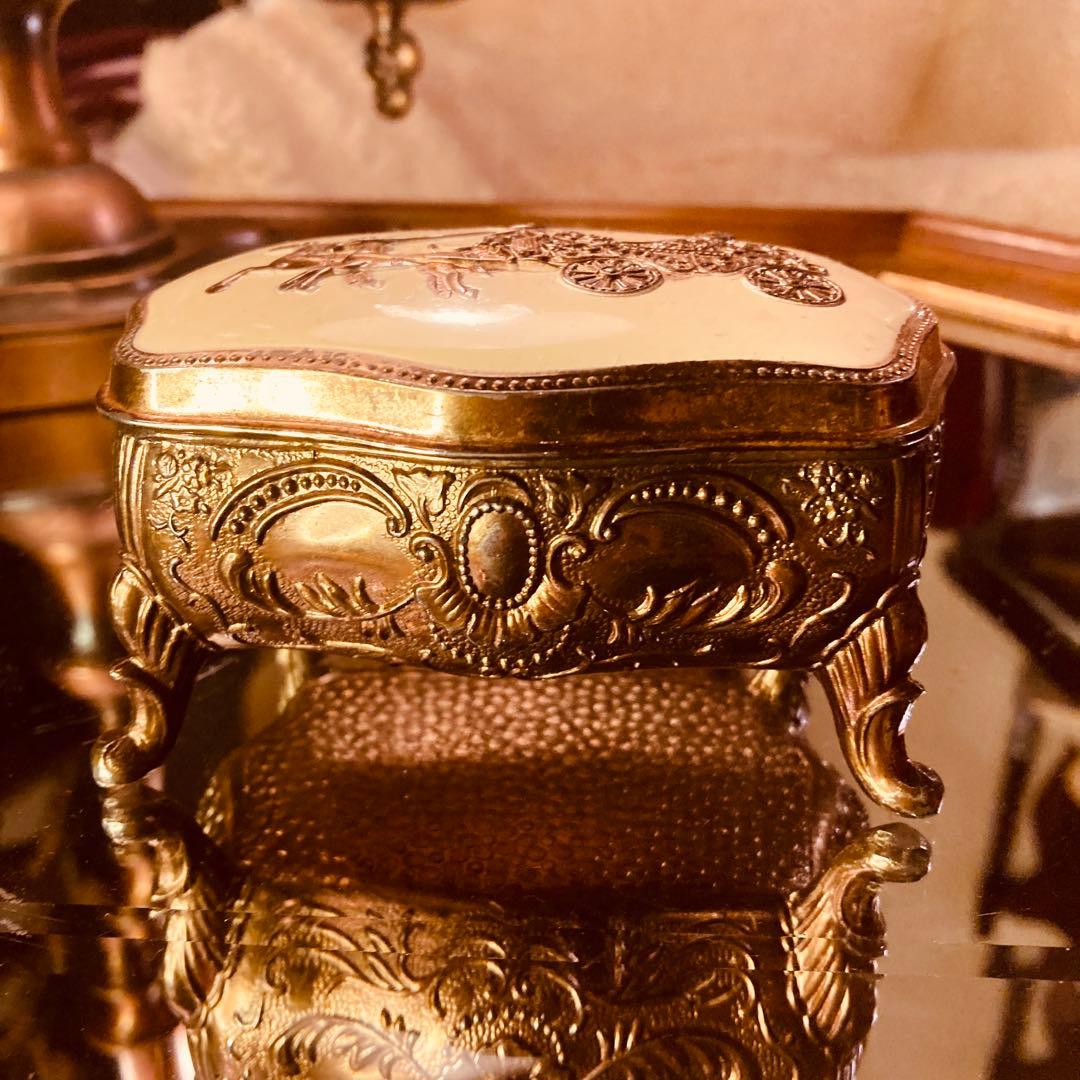 湯布院アンティーク ヨーロピアン ジュエリーケース アクセサリー 小物入れ