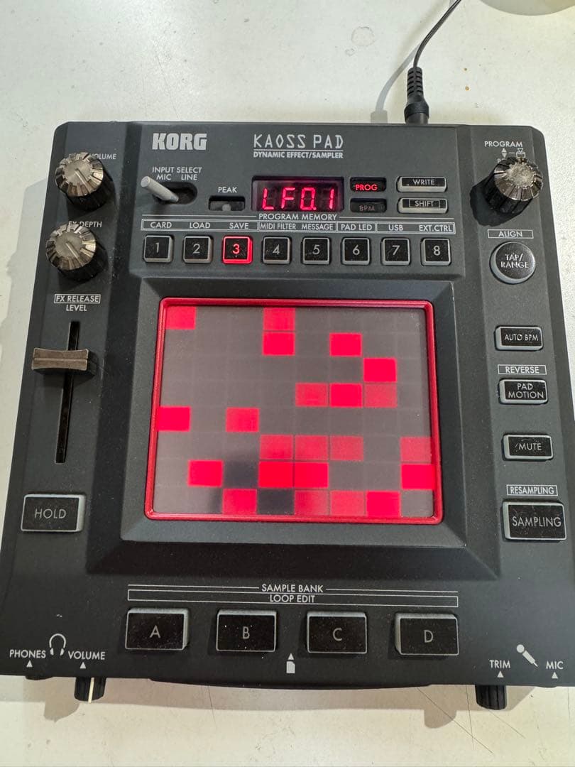 KORG KAOSS PAD ダイナミックエフェクトサンプラー