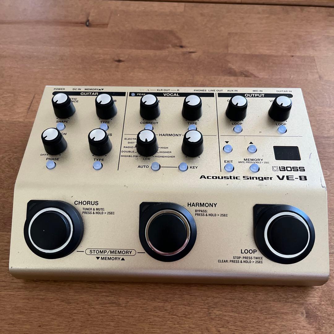 ギター BOSS VE-8 ACOUSTIC SINGER