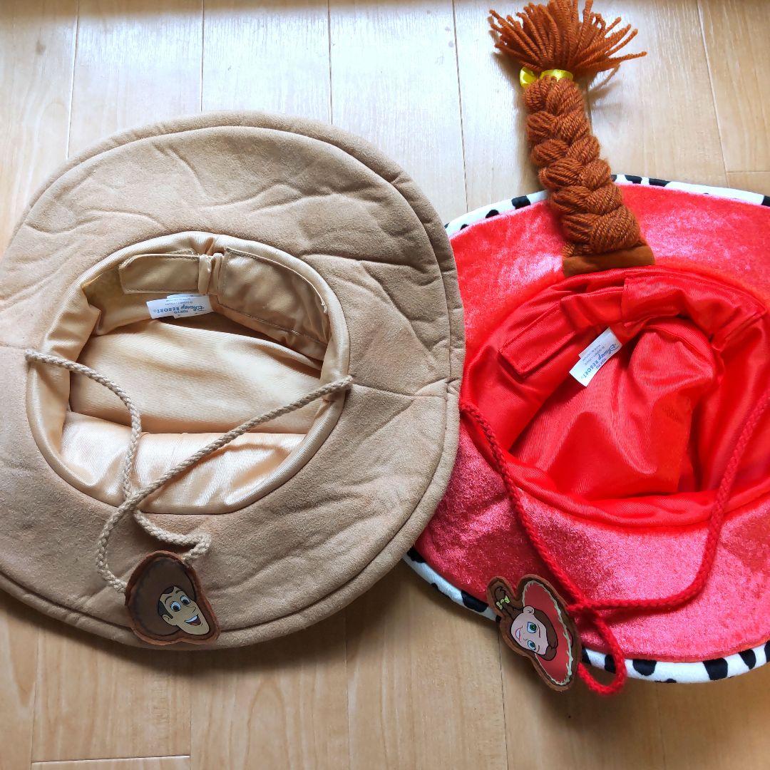 ウッディとジェシーのキャラクター帽子セット