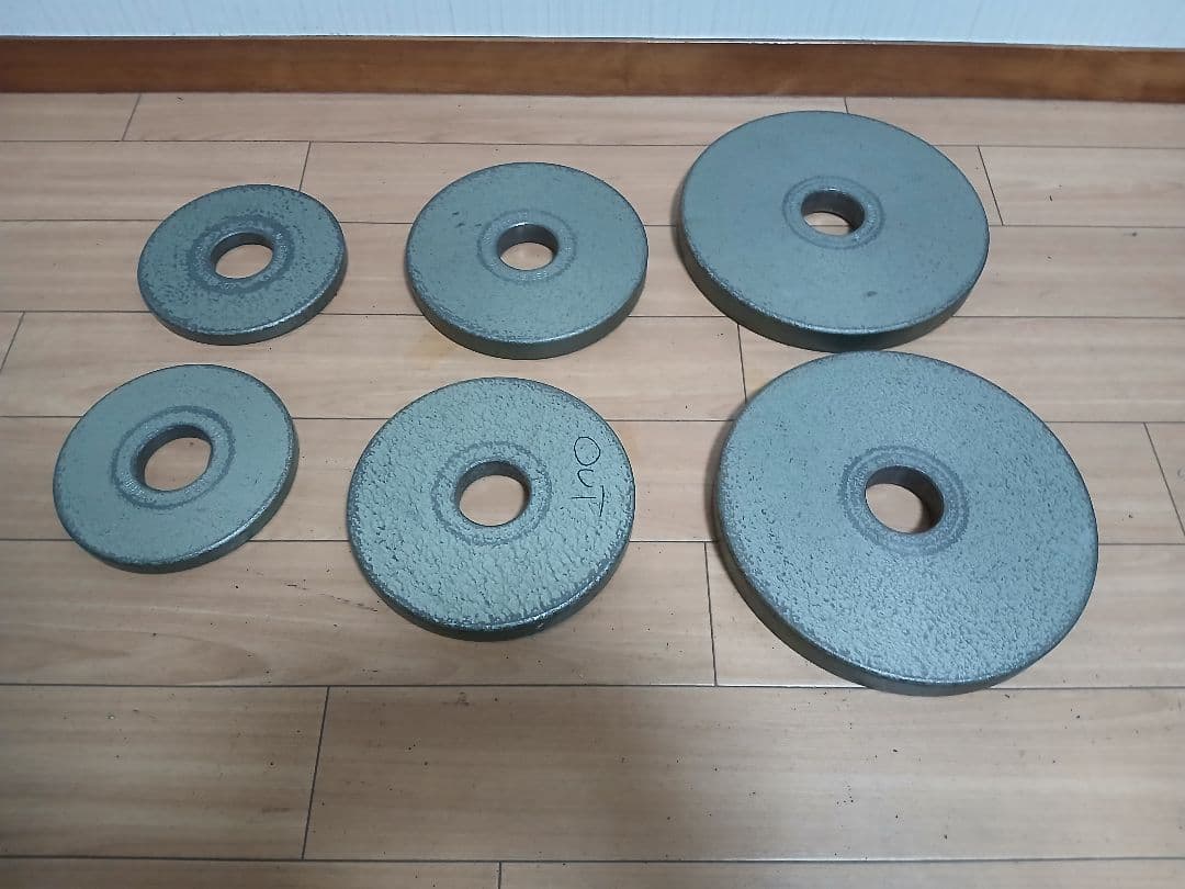 IVANKOイヴァンコ オリンピックプレートセット計17.5kg 穴径50mm