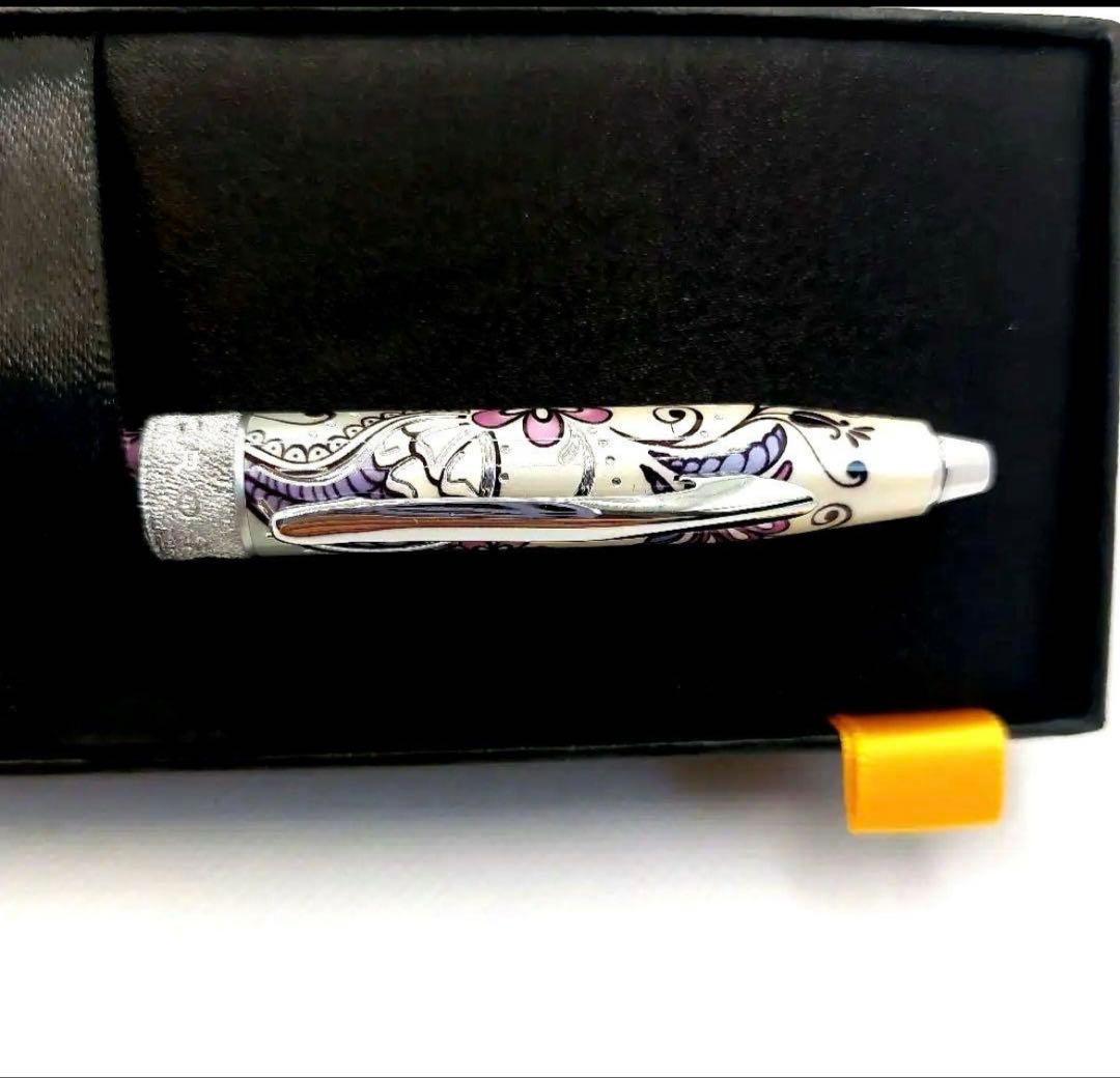 新品 未使用 クロス CROSS ボタニカパープルボールペン