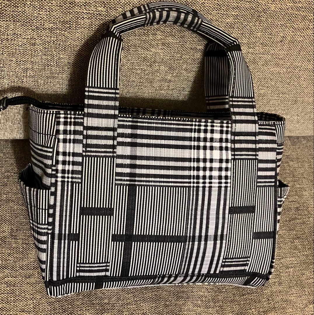 新品　パーリーゲイツ　SMILEチャーム付き チェック柄カートバッグ