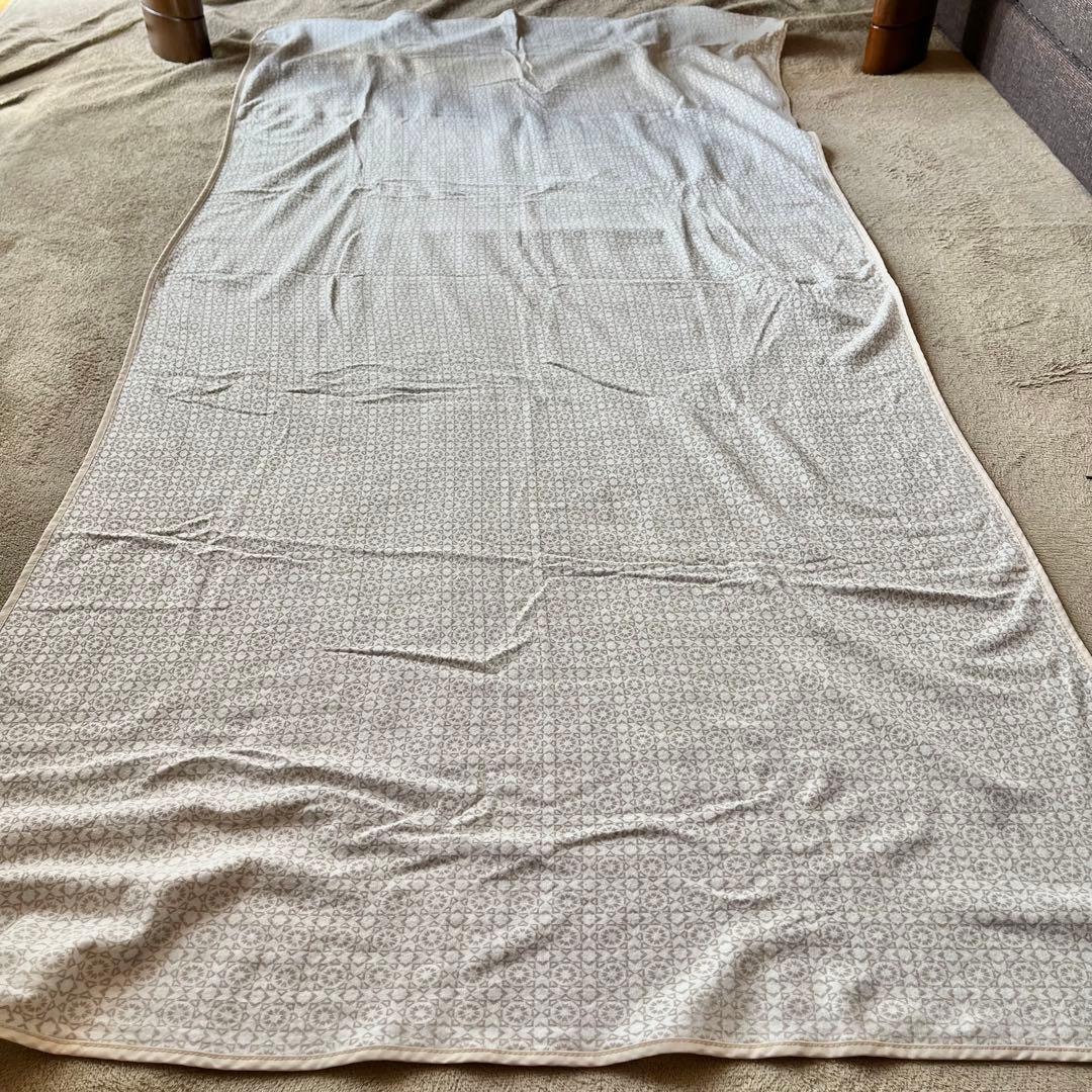 【ベージュ】GrantEOne's ブランケット 全長150cm 温かい 冬