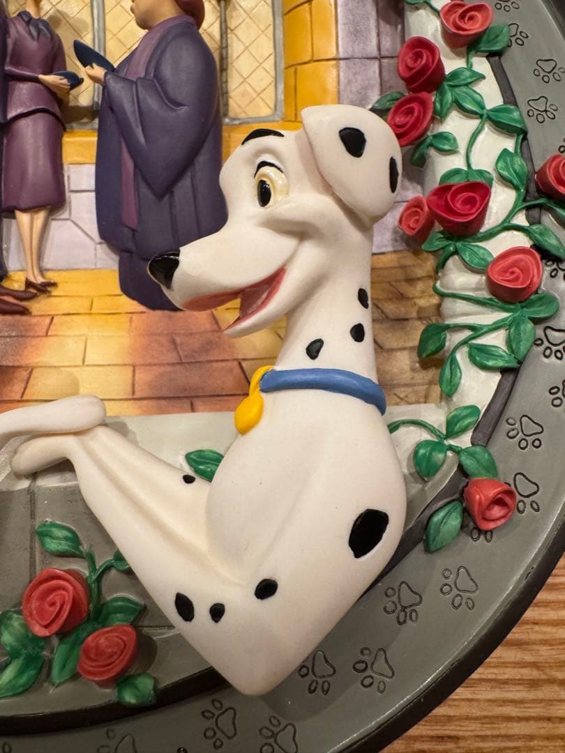 101匹わんちゃん 15000枚限定　レリーフプレート