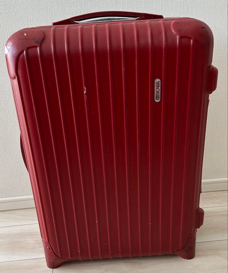 RIMOWA／リモワのSALSA／サルサ、レッドカスタムの35L