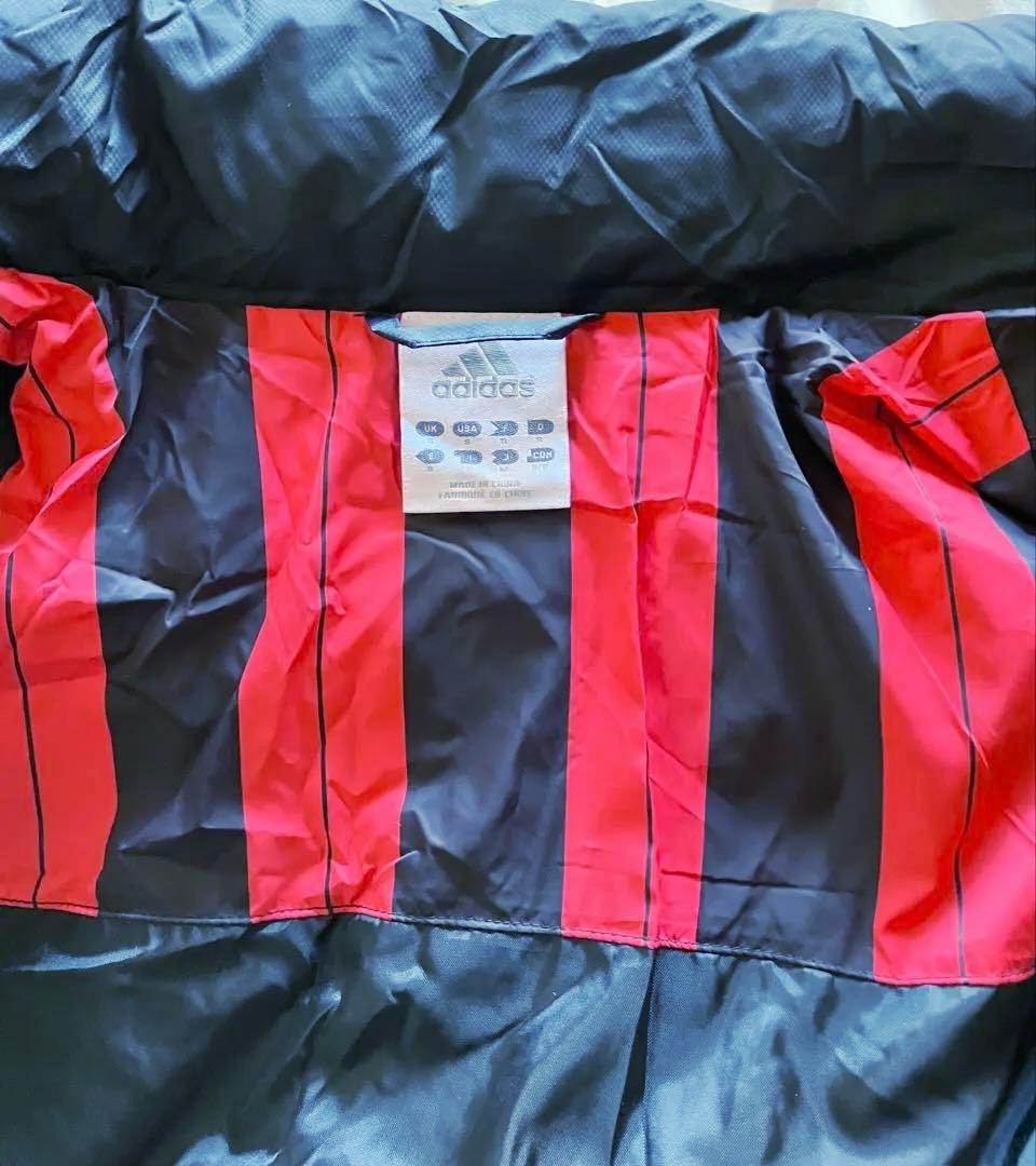 新品未使用 ACミラン 本田圭佑所属 アディダス ダウンベンチコート選手支給品