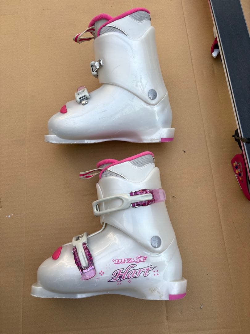 KAZIMA 子ども用スキーセット ピンク