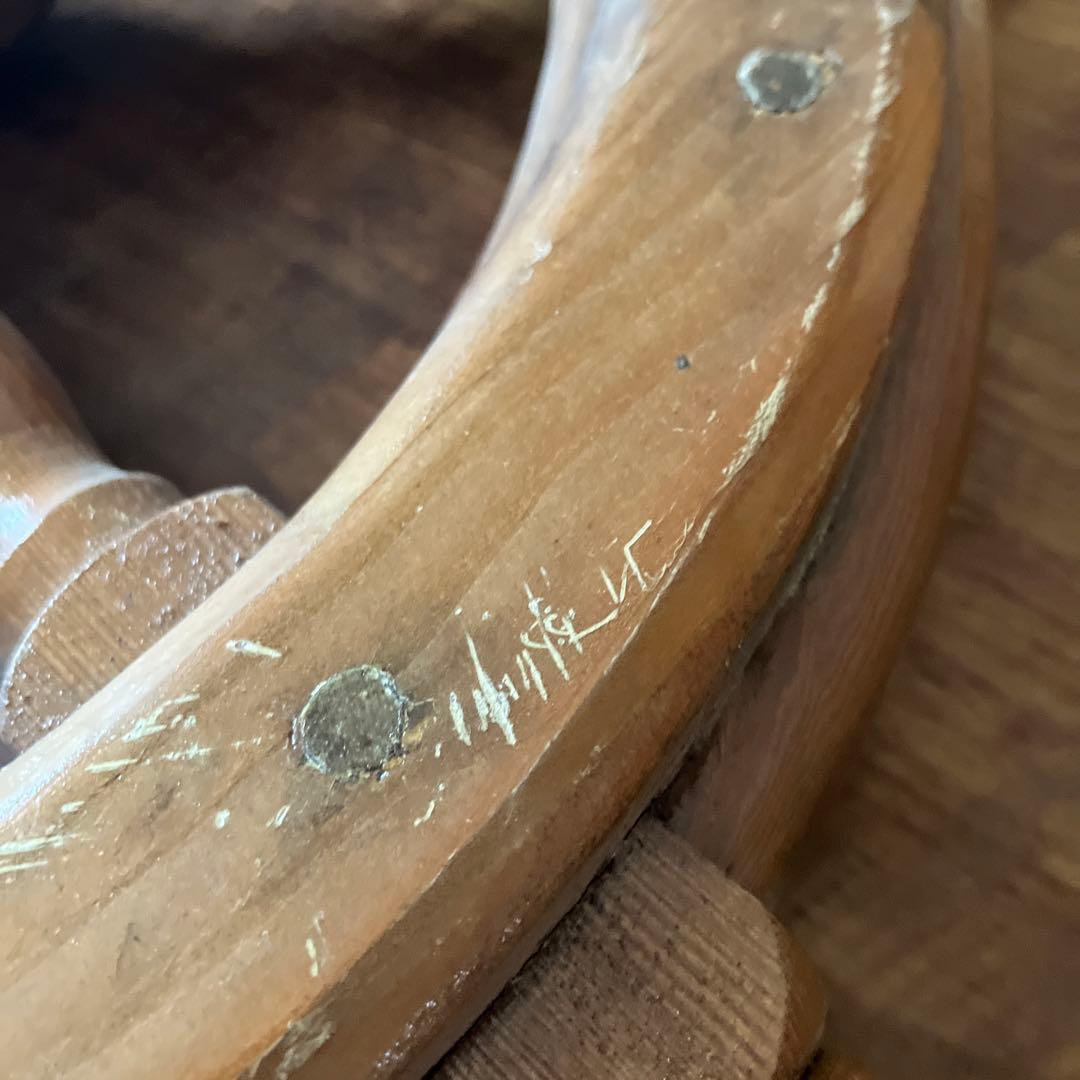 船舵 操舵輪 ラット 船のハンドル アンティーク