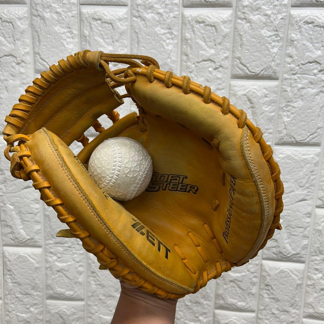 【良型】野球 グローブ 軟式 少年野球 ZETT ゼット キャッチャーミット