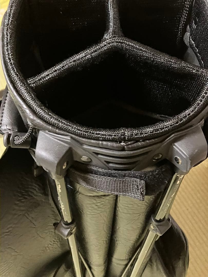 【最終価格】BELDING 黒 キャディバッグ スタンド付き