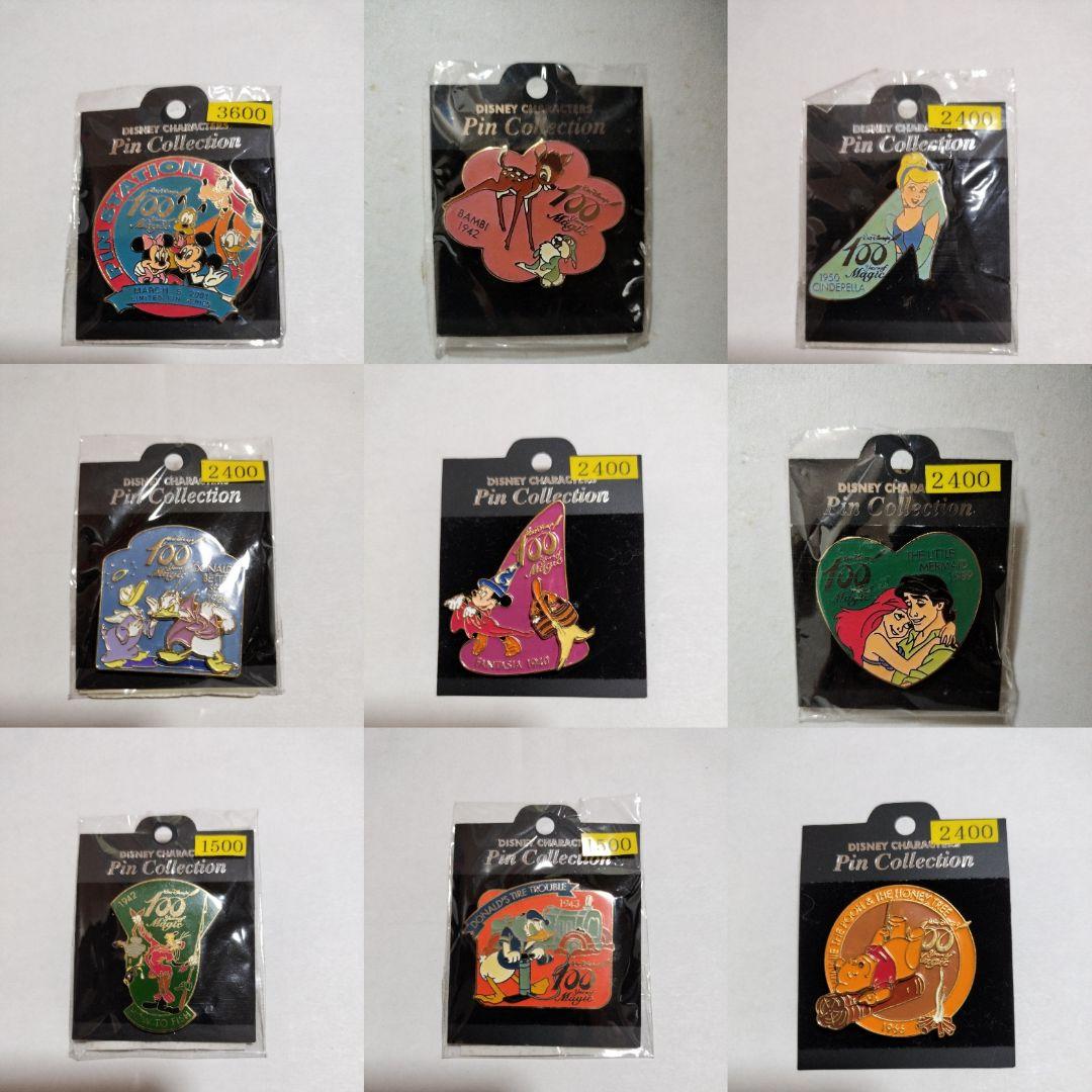 ディズニー　ピンバッジ　100周年　ウォルト
