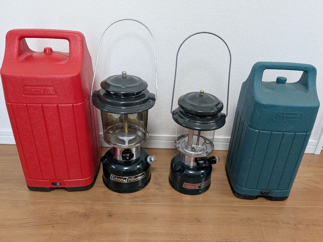 【訳あり】コールマン　ガソリンランタン290＆286　ランタン2個セット
