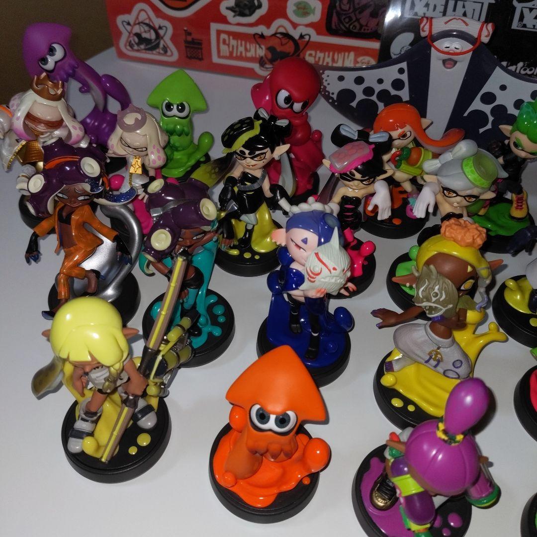 スプラトゥーンamiiboコンプリート２６体＆ステッカー