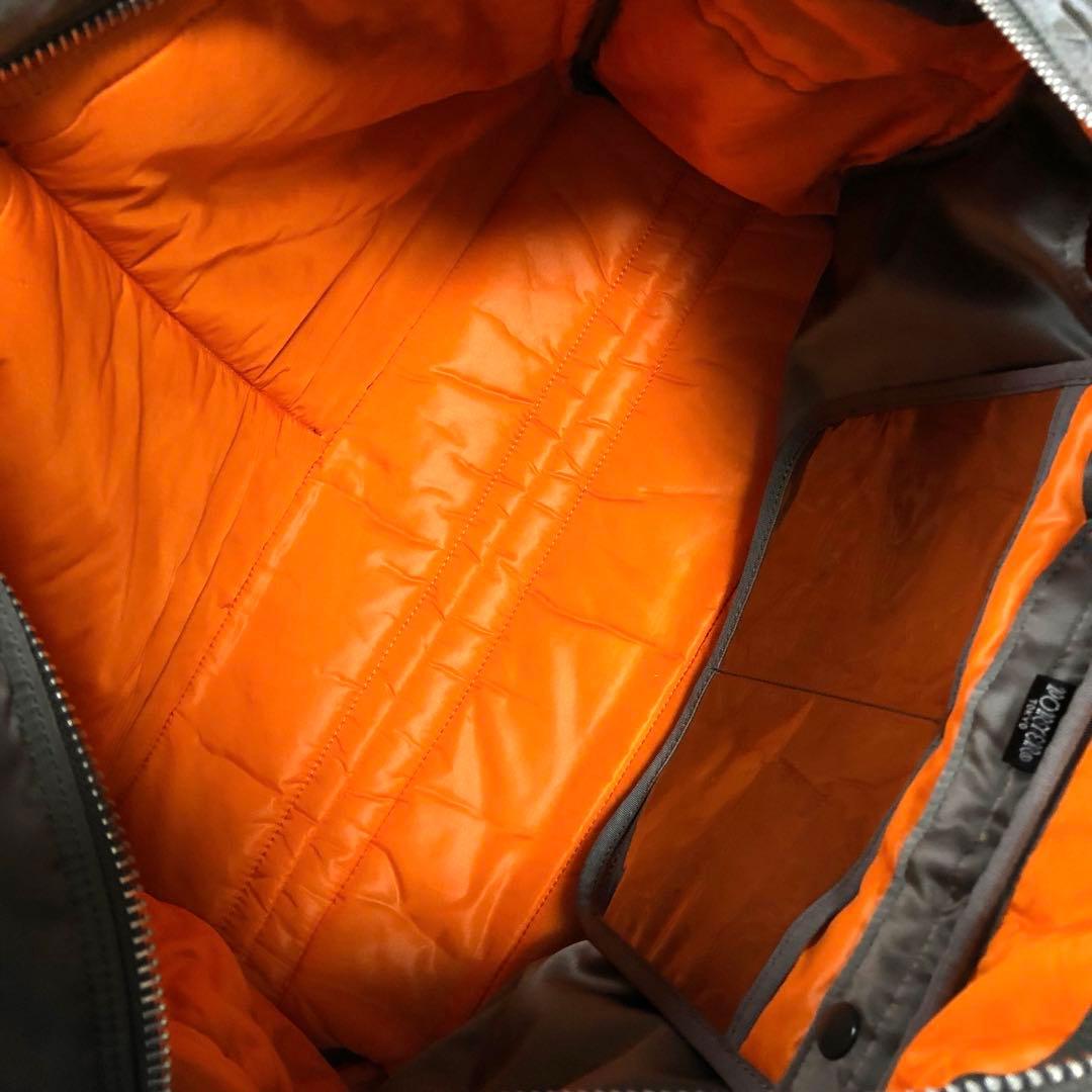 新型✨超美品 ポーター タンカー ボストンバッグ グレー 大容量 2way