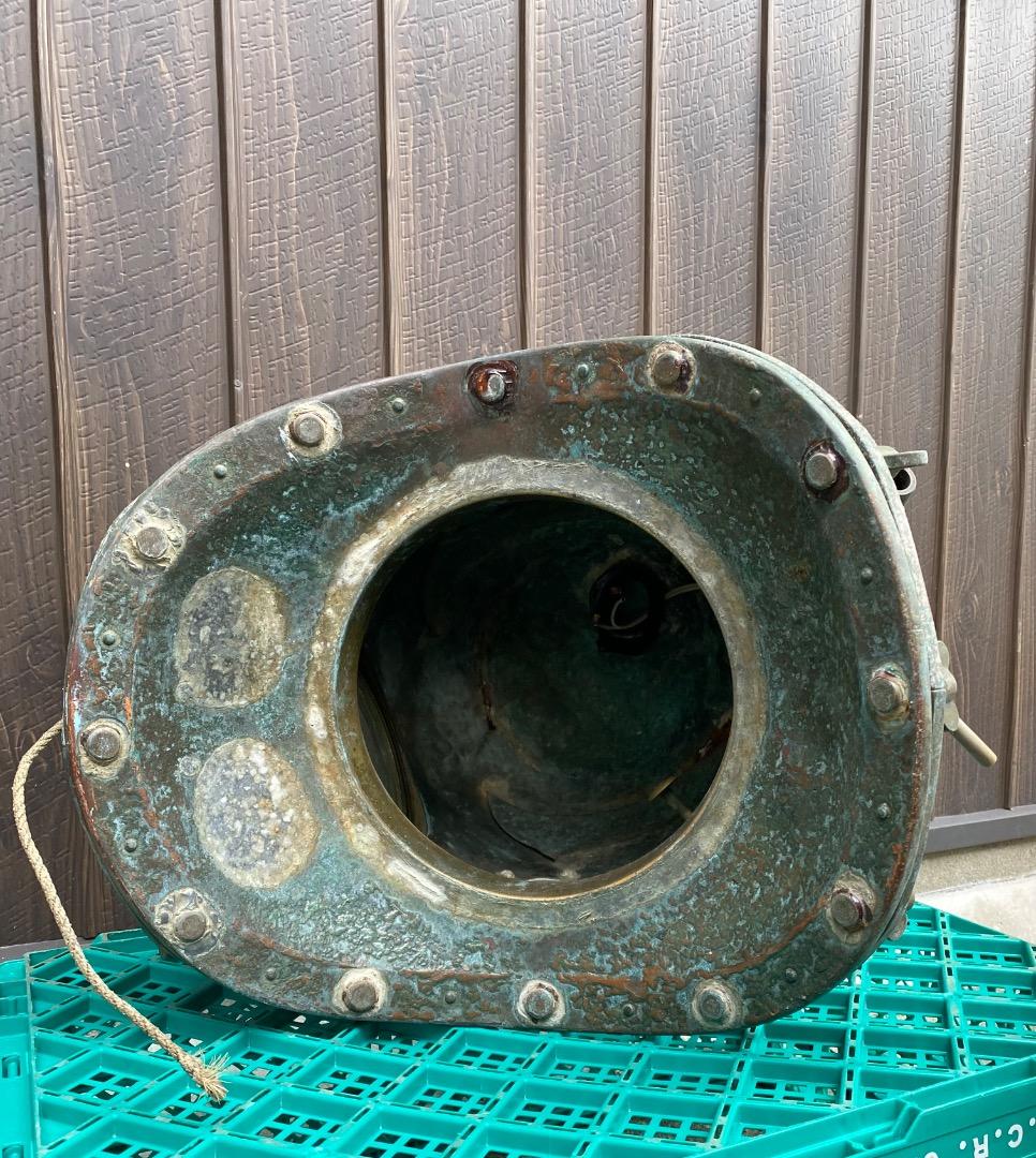 ビンテージ アンティーク 希少 潜水ヘルメット 銅 真鍮 重さ17kg