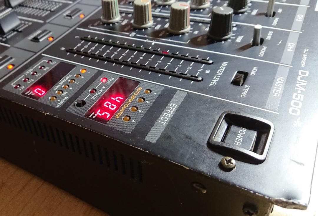 パイオニア DJミキサー DJM-500 リフレッシュ整備済美品 PIONEER