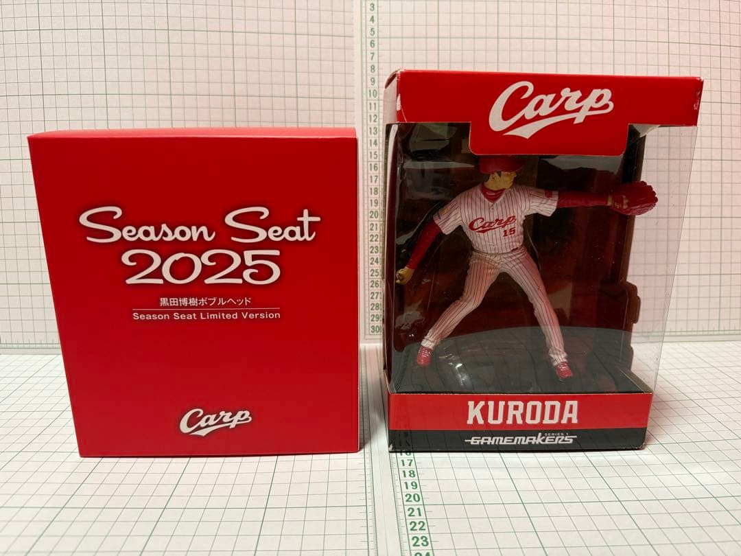 【値下げ】 広島 カープ 黒田博樹　ボブルヘッド ＆ フィギュア