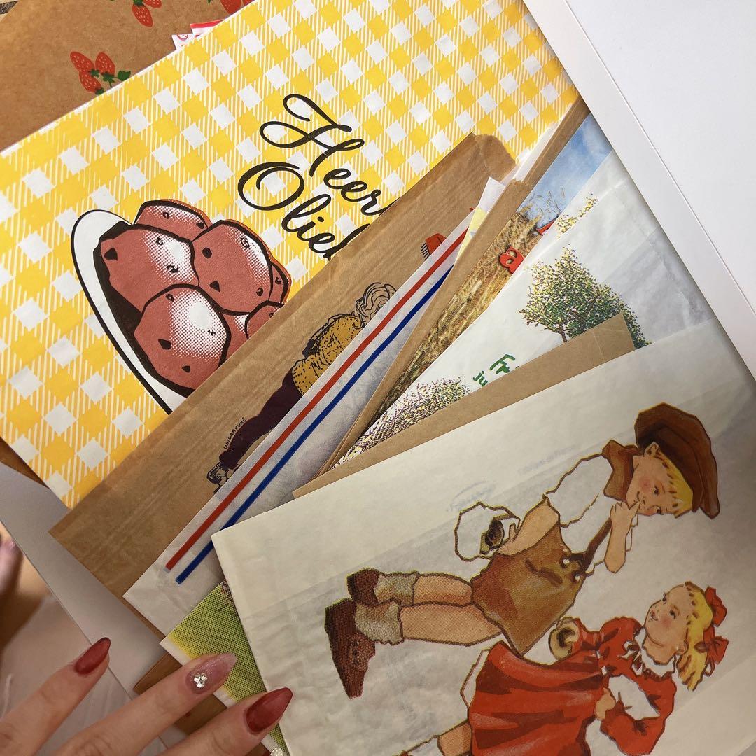 紙モノ コラージュ 1897年 シアーズ 復刻版 マルシェ袋 ジャンクジャーナル