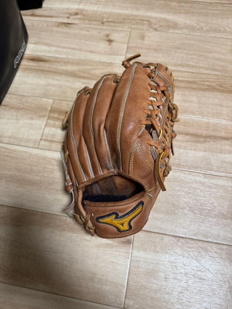 (にしゃん)ミズノ 硬式グローブ ブラウン