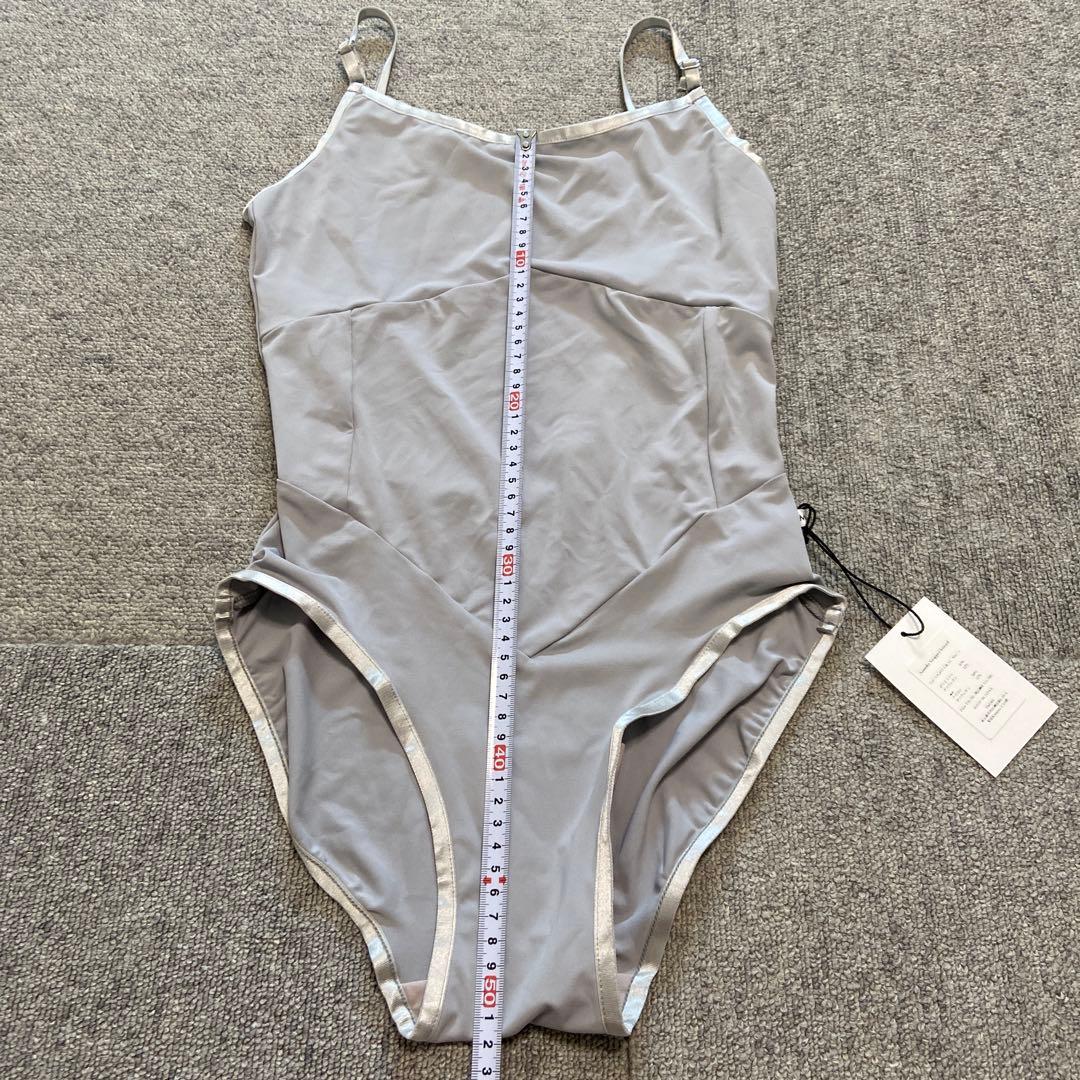 EMOIR バレエ キャミソールレオタード グレー