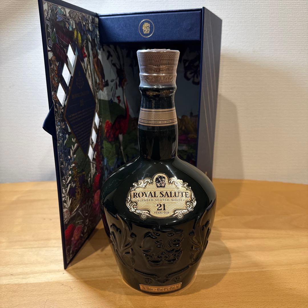  SALUTE 21年 ブレンデッドスコッチウイスキー グリーン