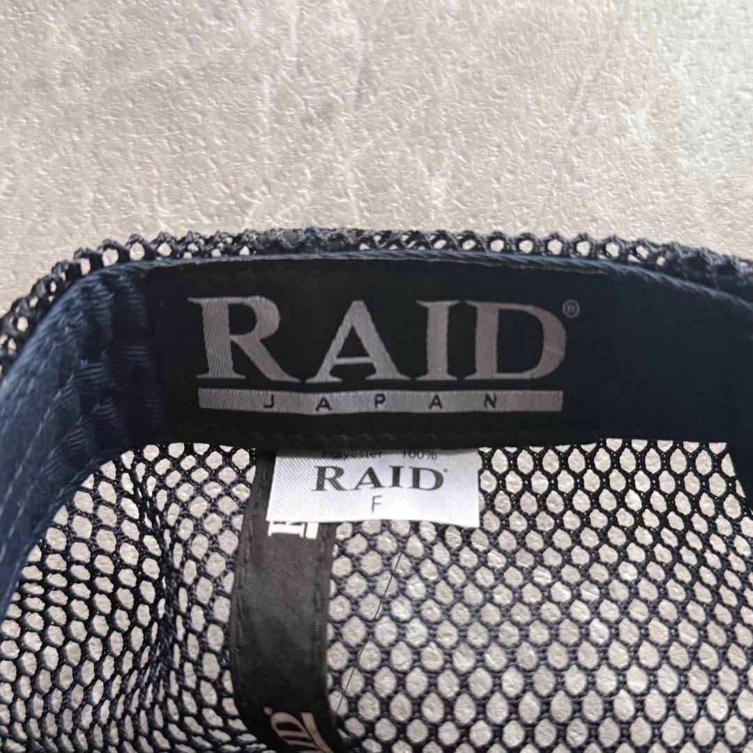 RAID JAPAN レイドジャパン　メッシュキャップ　ロゴ刺繍