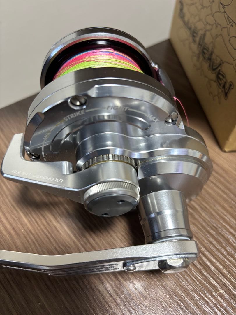 スタジオオーシャンマークブルーヘブン　BH L 80 ベイトリール ライン付