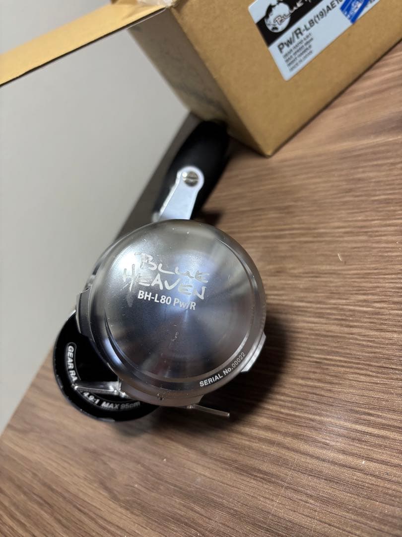 スタジオオーシャンマークブルーヘブン　BH L 80 ベイトリール ライン付