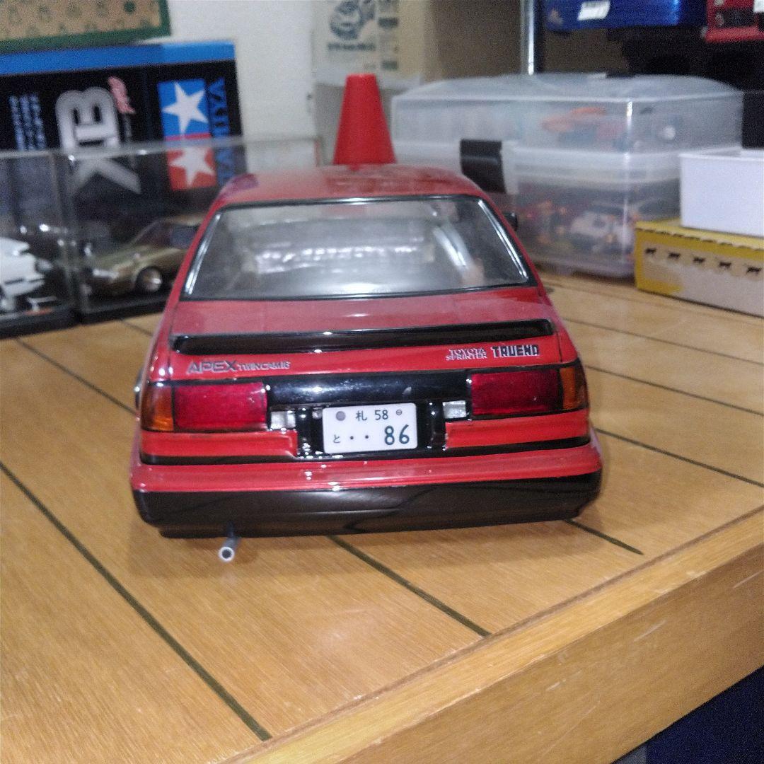 パンドラ　AE86 ラジコンボディ 1/10 赤黒