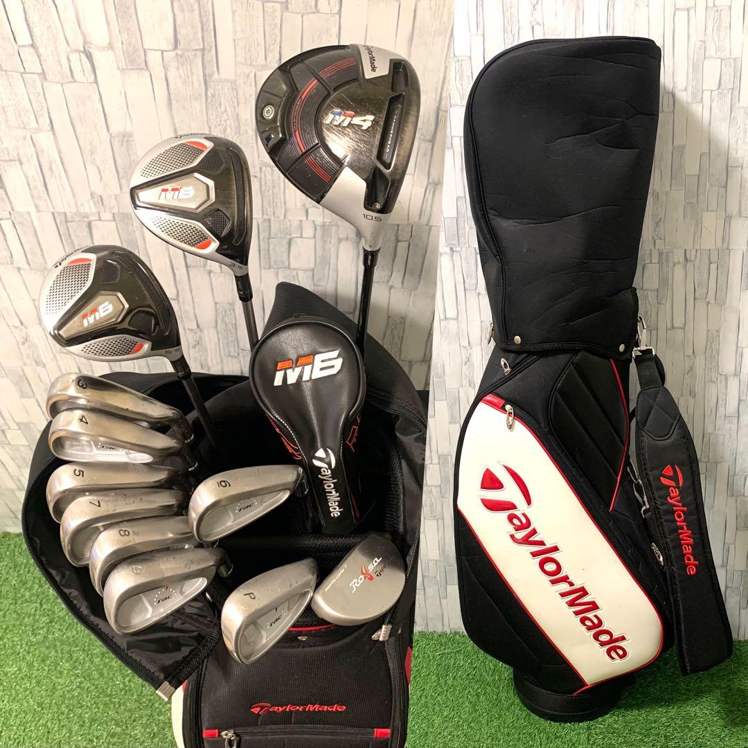 TaylorMade M6M6M4 高級パター付 超本格ゴルフクラブセット12本