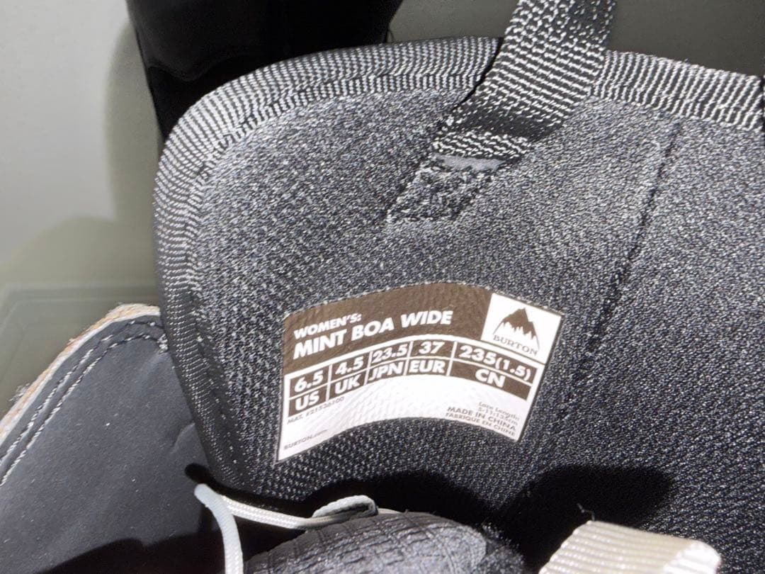 BURTON MINT BOA WIDE スノーボードブーツ 23.5cm