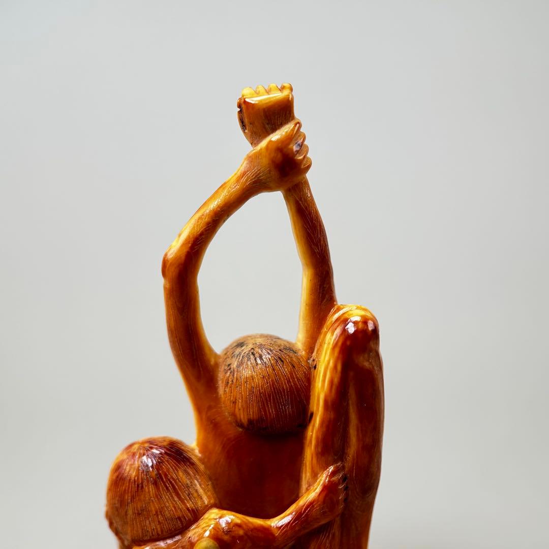 人物像 彫刻 彫刻極上根付天然素材アンティーク骨董飾り物古美術置物細密細工