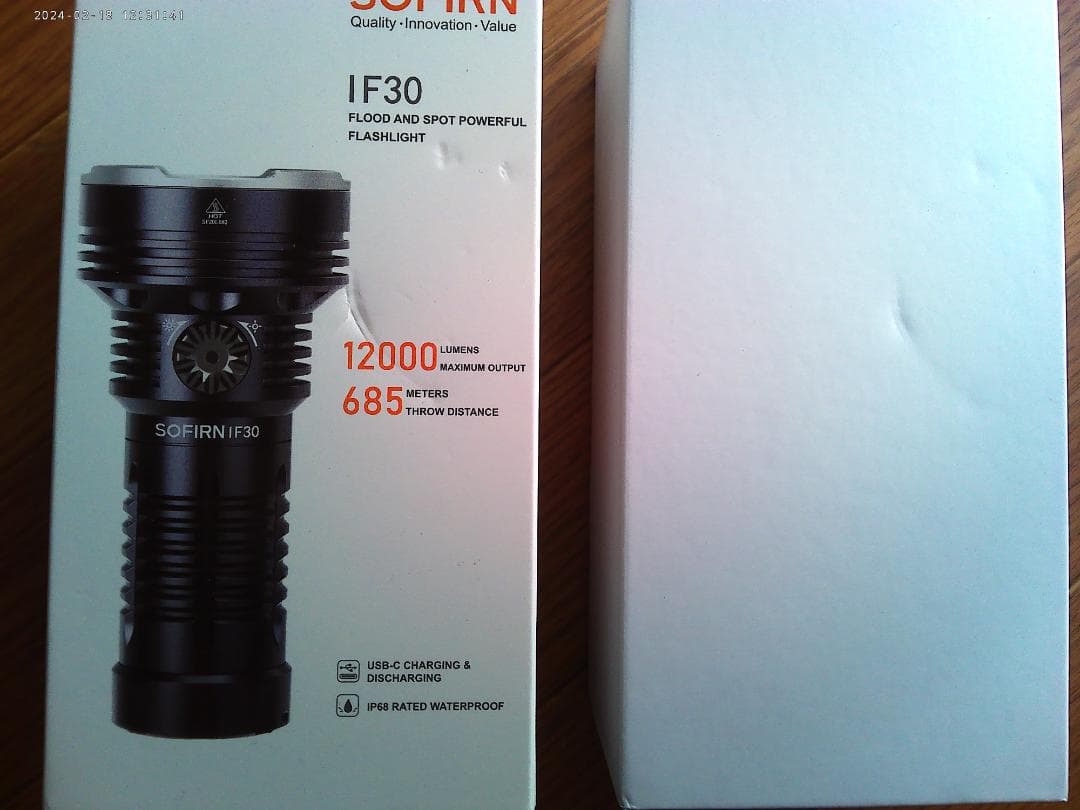 Sofirn IF30 懐中電灯 12000ルーメン