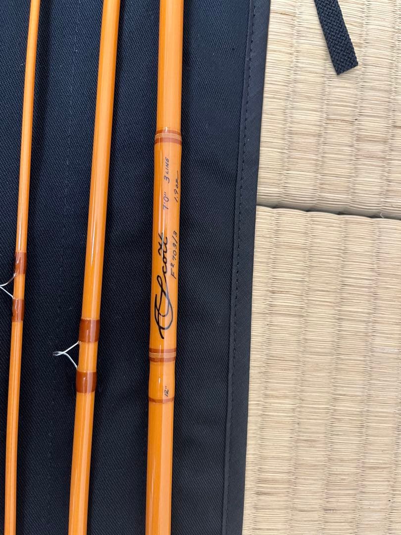 ロッド Scott Yellow Glass F2 703/3 Fly Rod