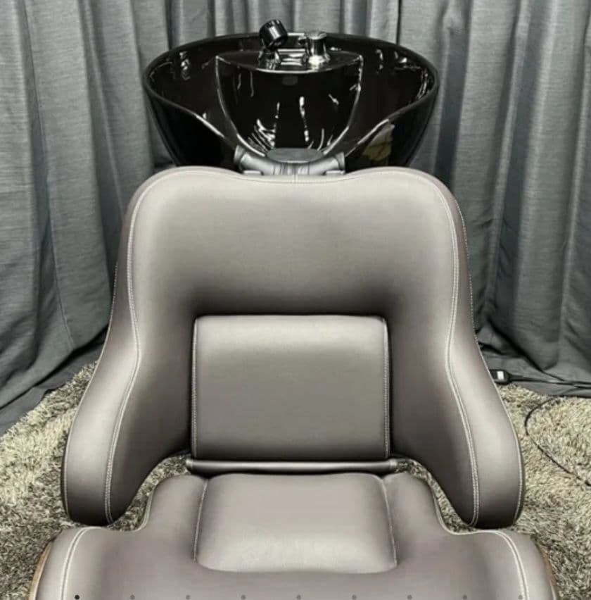 リラクゼーションシャンプーユニット 天然木製両面ドレッサー（直接引き取り)