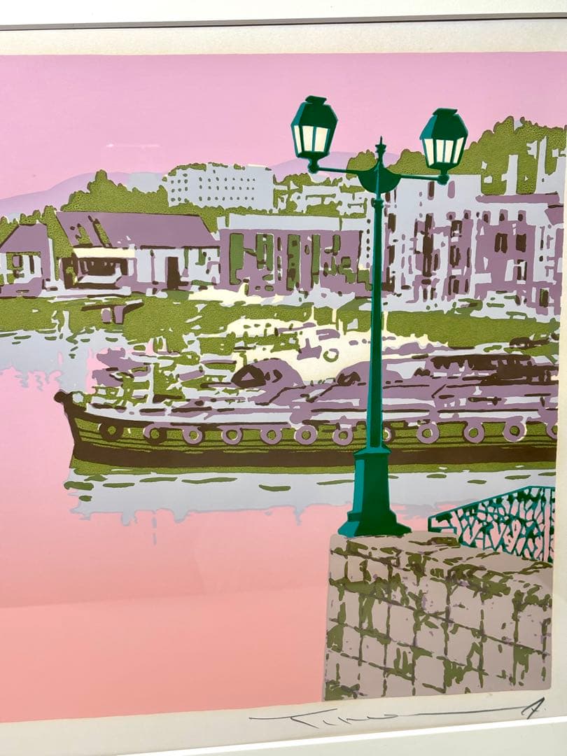 #本間武雄『灯しび』 シルクスクリーン 84/120 限定